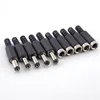 10 Uds DC conectores macho adaptador DC hembra de alimentación DC conector Jack cámara Cctv sistema de seguridad Cctv DIY accesorios 2,1*5,5 MM ► Foto 3/6
