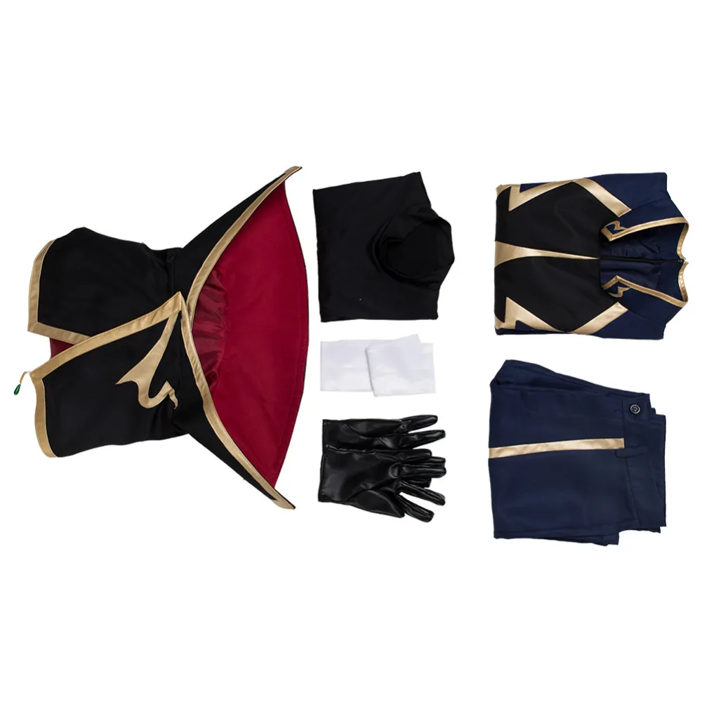 Костюм для косплея Lelouch of the мирание Zero костюм Code Geass Сезон 3 Униформа взрослых