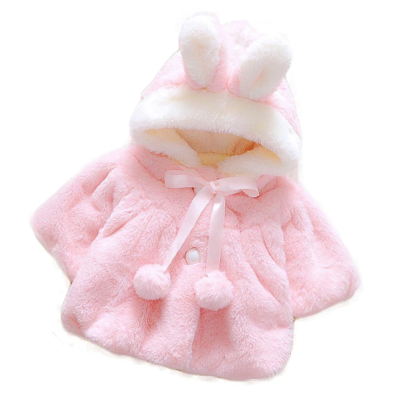 Suton/пальто для маленьких девочек милая фланелевая одежда принцессы розового и