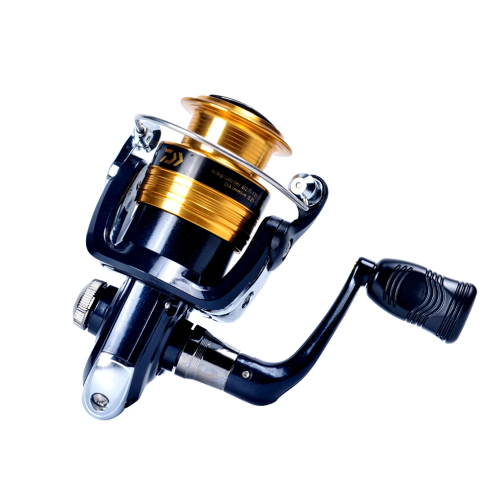 

DAIWA Spinning Fishing Reel 5.3:1 Gear Ratio Spinning Reel Left / Right Interchangeable 2 BB Fishing Reel Pesca Tackle Carp