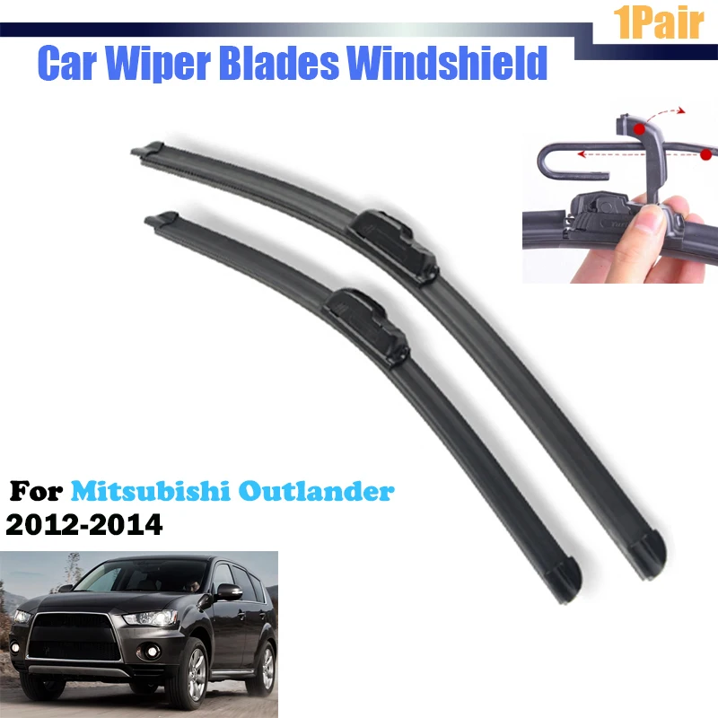 2Pcs Car Windscreen Wiper Blades For Mitsubishi Outlander 2012 2015