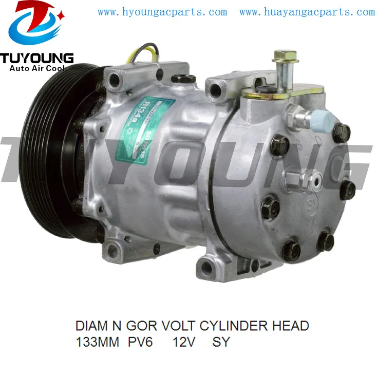 

7H15 709 auto ac compressor for Saab 9000 2.0 2.3 96 - 98 4758181 4868659 R134A