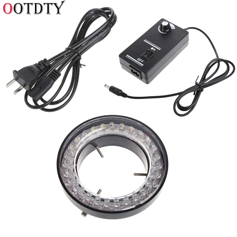 

60 LED Adjustable Ring Light illuminator Lamp for STEREO ZOOM Microscope Microscope US Plug New