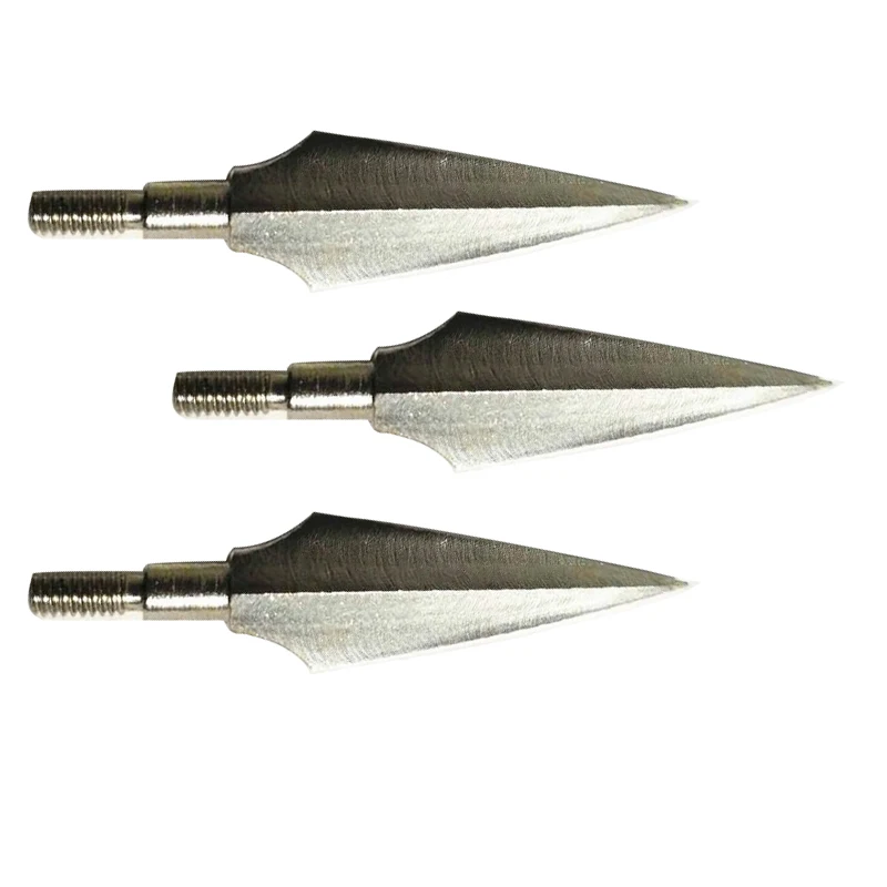 6 Pieces Broadhead Archery Arrowhead Classic Willow Broadheads For