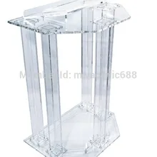 Мебель для кафедры разумная цена Прозрачные недорогой Прозрачный Акриловый Трибуна из акрила клеть