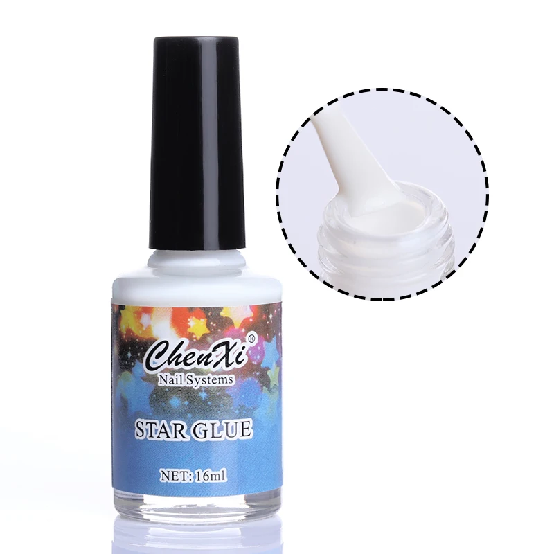 

1 Bottle 16ml Nail Foil Adhesive Glue Star Glue For Nail Foils Transfer Paper Glue Manicure Nail Art Tool