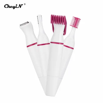 

4 In 1 Multifunction Women Hair Removal Electric Shaping Female Shaving Machine Mini Lady Shaver Razor Face Body Bikini Trimmer