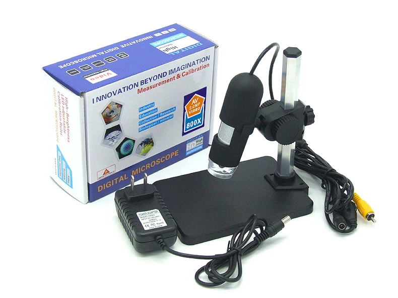 

New Model HD 2MP 1-50X/800X AV Digital Microscope Handheld Endoscope