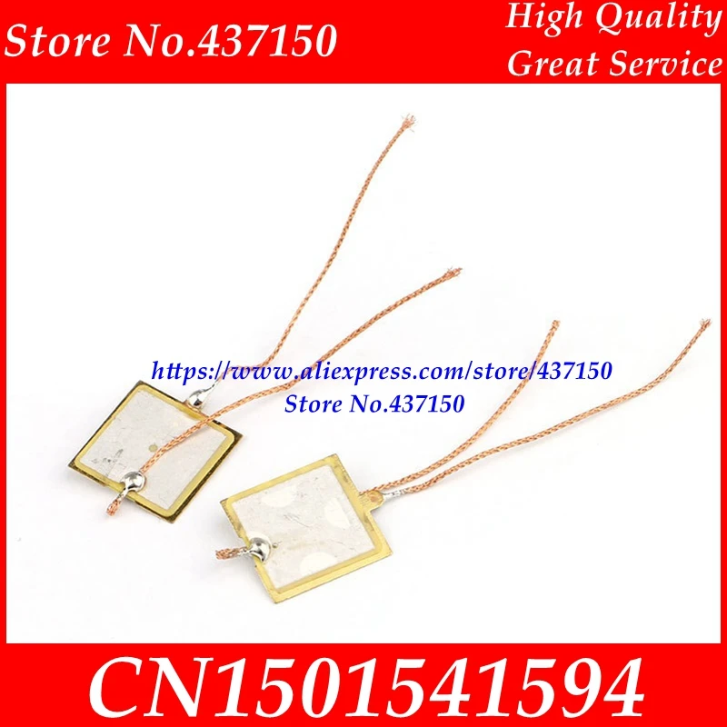 

13*13(mm) double side welding wire square buzzer piezoelectric ceramic buzzer
