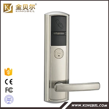 

Rfid hotel lock system key card door senor lock with free software