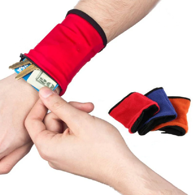 1PC Wrist Wallet Pouch Fleece Zipper Travel Gym Cycling Sport Wallet Hiking Accessiories High Quality Outdoor Camping Tool|Outdoor Tools| - AliExpress