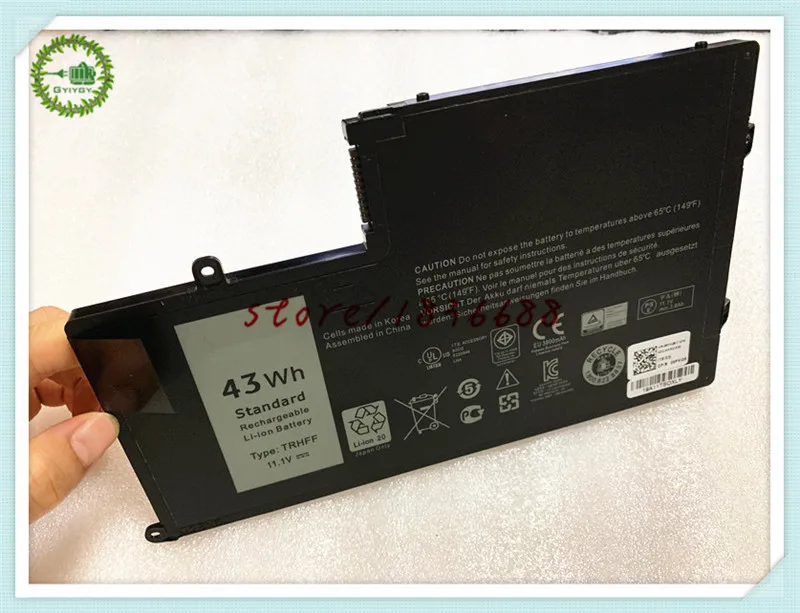 Аккумулятор TRHFF для ноутбука Dell Inspiron 15 5445 5447 5448 5545 5547 Maple 3c 1v2f6 Dl011307-prr13g01 7P3X9 01V2F 1WWHW