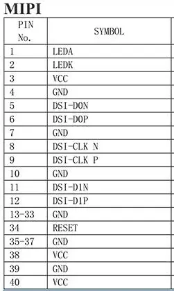 Ips 3,0 дюймов 40PIN HD TFT lcd экран ST7701 Привод IC 360(RGB)* 640 RGB+ интерфейс mipi