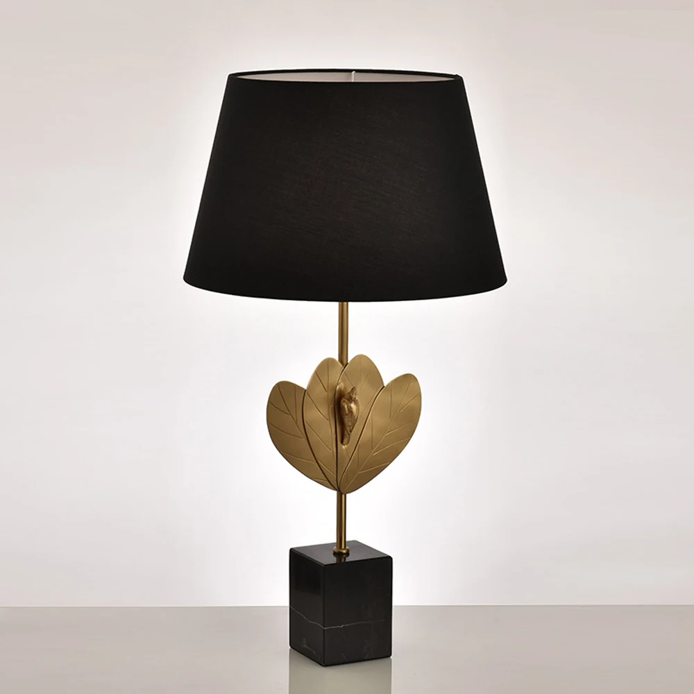 

led e27 Nordic Copper Iron Fabric Marble LED Lamp. LED Light. Table Lamp. Desk Lamp.LED Desk Lamp For Bedroom Foyer