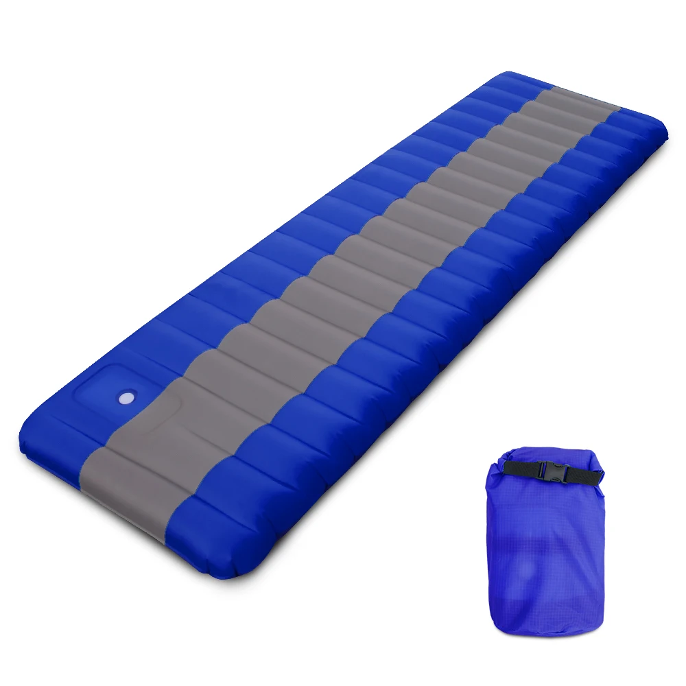 Inflatable Camping Mat Inflating Ground Pad Mat Air Sleeping Pad with