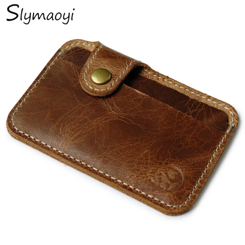 

2017 hot sale wallet men luxury brand Credit Card wallets brown Slim Mini Wallet ID Case Purse Bag Pouch visiting card holder