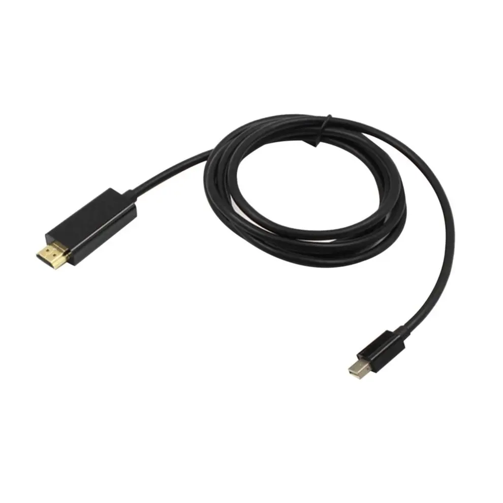 

10PCS Mini DP To HDMI Cable Adapter 1.8m Stable Transmission Display Port To HDMI Cable For Macbook Pro Air Projector Camera