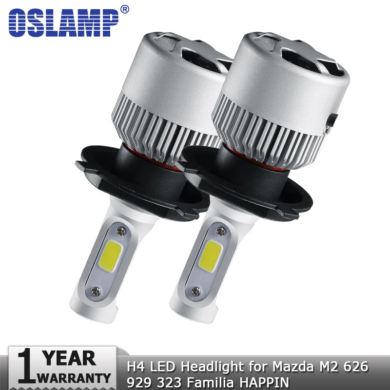 Oslamp H4 светодиодный головной светильник лампы Hi lo Луч 72 Вт 8000lm 12v 24v Автомобильный