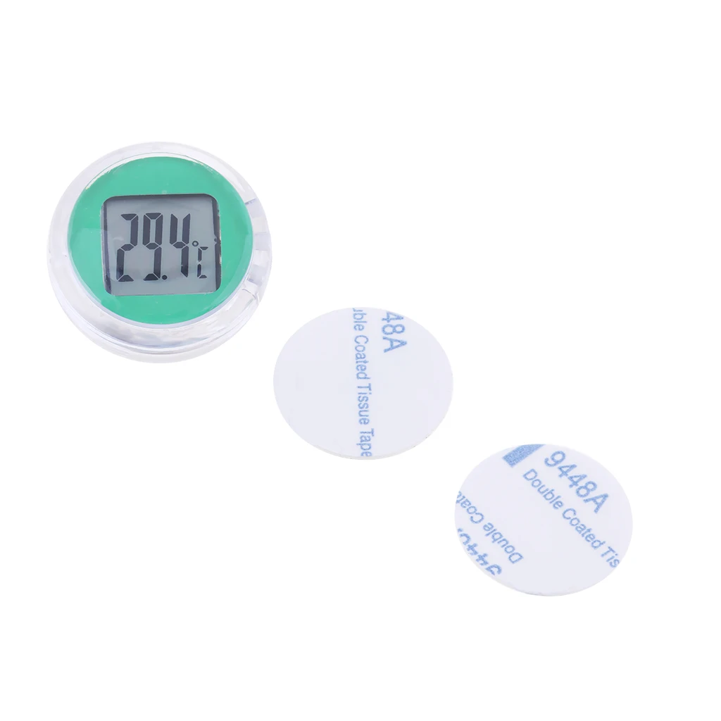Motorcycle Bike Electronic Temperature Meter Gauge Mini Digital Thermometer  Waterproof Surface Shock Resistant