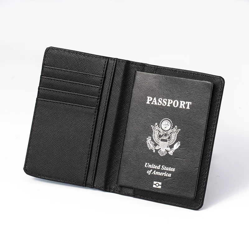 Pu кожаный дорожный кошелек Обложка для паспорта женский высококачественный чехол для паспорта многофункциональный дорожный держатель