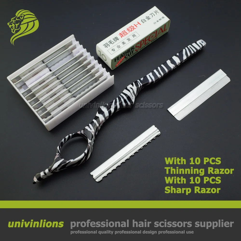 7 10pcs Sharp Thin Blade Hair Razors Hairdressing Blades Hair