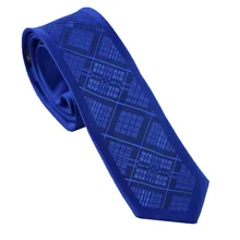 Для Мужчин's Галстуки для костюма дизайн цветы синий с цвет небесно-синий в клетку и полоску микрофибра шейный платок, тонкий галстук 6 см Для мужчин рубашек свадебное платье