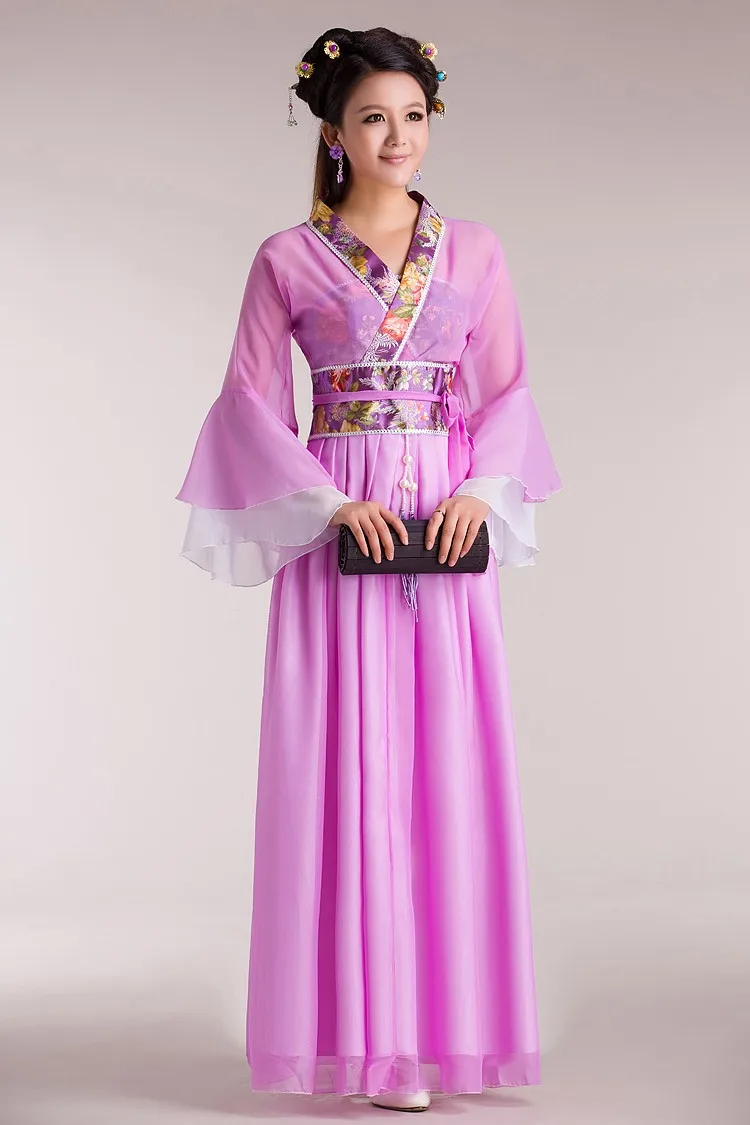 Китайское традиционное женское ханьфу китайское платье феи красный белый Hanfu одежда династии Тан Китайский древний костюм