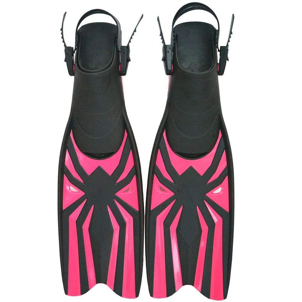 

New Swim Fins for Adult Adjustable Swimming Frog Shoes Silicone Dive Team Open Diving Snorkeling Long diving Flippers