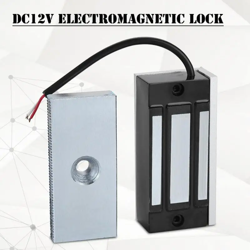 

DC12V 60KG Hold force Single Door Mini Electromagnetic Lock Smallest Disply Electronic Magnetic Door Lock Power on Locker
