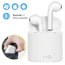 I7s TWS мини беспроводной Bluetooth наушники стерео вкладыши гарнитура с зарядным устройством Mic для Iphone Xiaomi все смартфон air стручки
