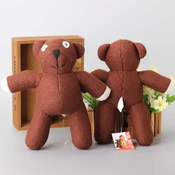 

Wholesale 50 Pcs/Lot Mr Bean Teddy Bear Stuffed Animals Soft Plush Toy Brown Bear Figure Doll Cute Children Gift 9" 23 cm