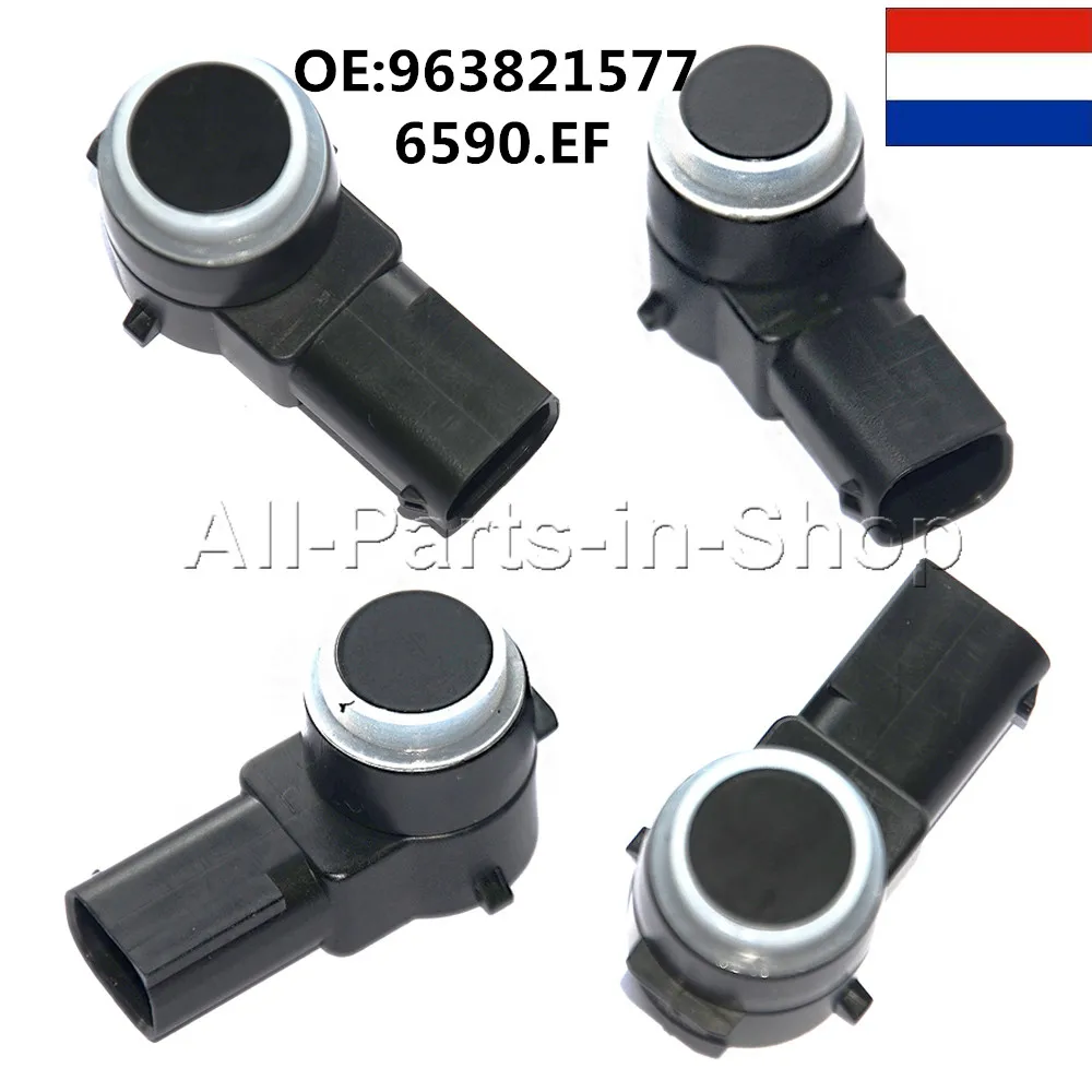 

963821577 6590.EF 0263013682 4 pcs PDC Sensors For PEUGEOT 307 308 407 RCZ PARTNER CITROEN C4 C5 C6