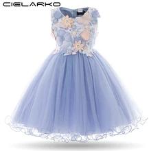 Cielarko font b Kids b font Girls Flower font b Dress b font Baby Girl Butterfly