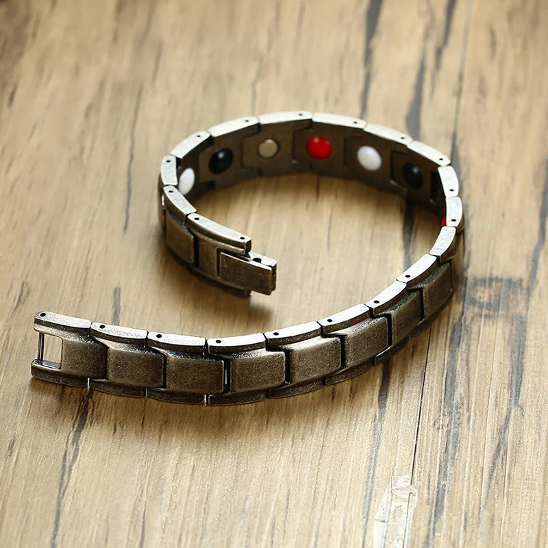 Магнитный браслет Vnox для мужчин из нержавеющей стали|bracelets for|energy braceletbracelet for men |