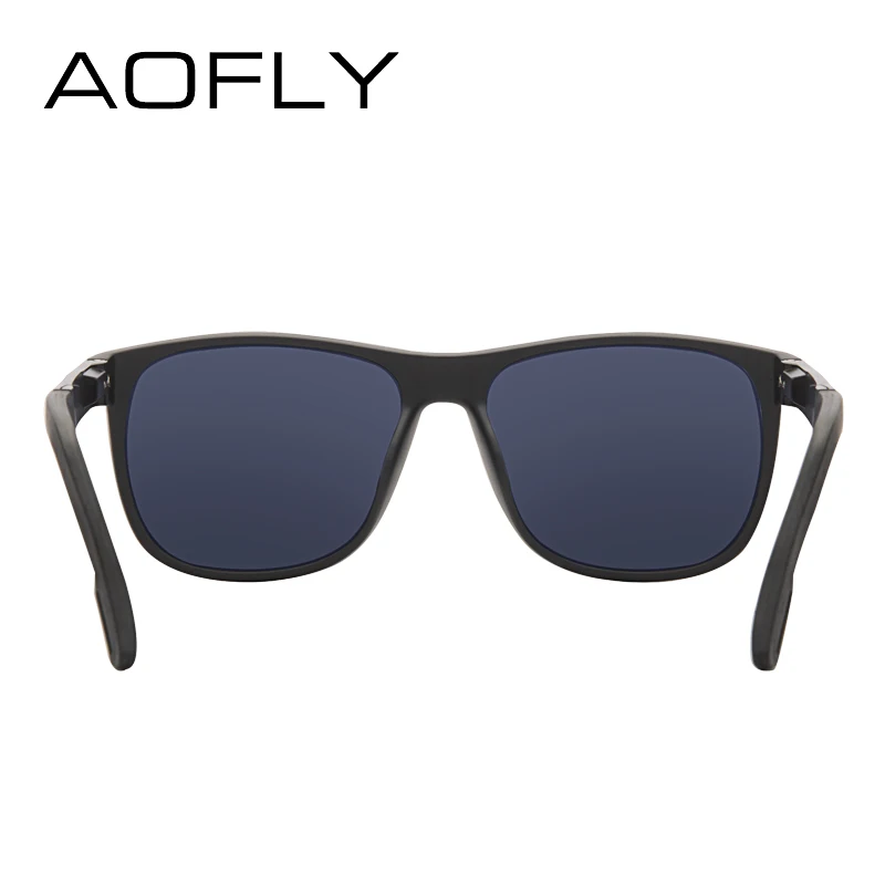Beste Aofly Brand Design Klassieke Gepolariseerde Zonnebril Mannen Vintage Polaroid Hd Lens Zonnebril Mannelijke Vierkante Driving Goggles UV400