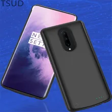 6000 мА/ч чехол для внешнего беспроводного зарядного устройства для One Plus 7 Pro Портативный чехол для зарядки аккумулятора для OnePlus 7 Pro 2 в 1 роскошный