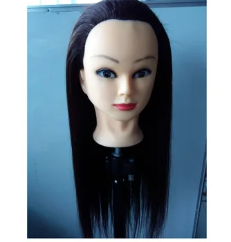 

Mannequin Head with 60% Human Hair Great Quality Natural Hair Hairdressing Heads For Hairdressers Beauty Salon