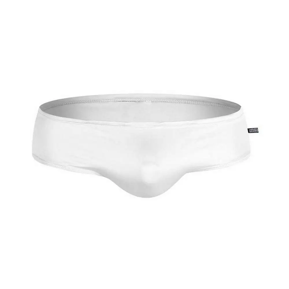 White Модные Для мужчин дышащие шорты Мужские Шорты для купания пляжные одноцветные трусы бег Одежда Нижнее белье Брюки летние пляжные купальники купальник P4 - Цвет: White