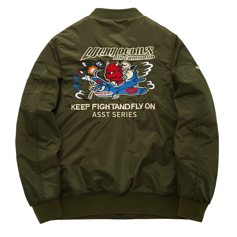 SIZE M 6XL BOMBER JACKET MA1 FLIGHT COMBAT BIKER ARMY