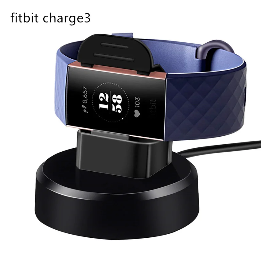 YSAGi подходит для Fitbit Charge 3 Сменное зарядное устройство с USB-кабелем умных часов
