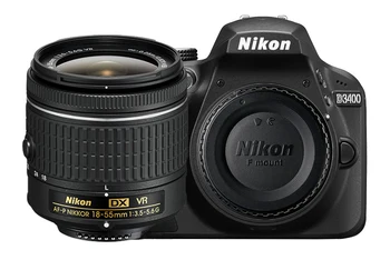 

New Nikon D3400 24.2 MP Digital SLR Camera Body & AF-P DX 18-55mm Lens Kit
