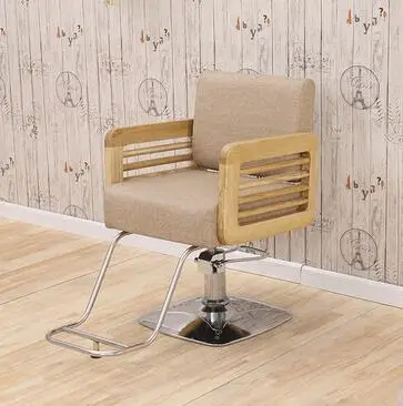 Hair salon special barber chair hair chair simple hairdressing shop chair can lift hair chair high grade hairdressing chair