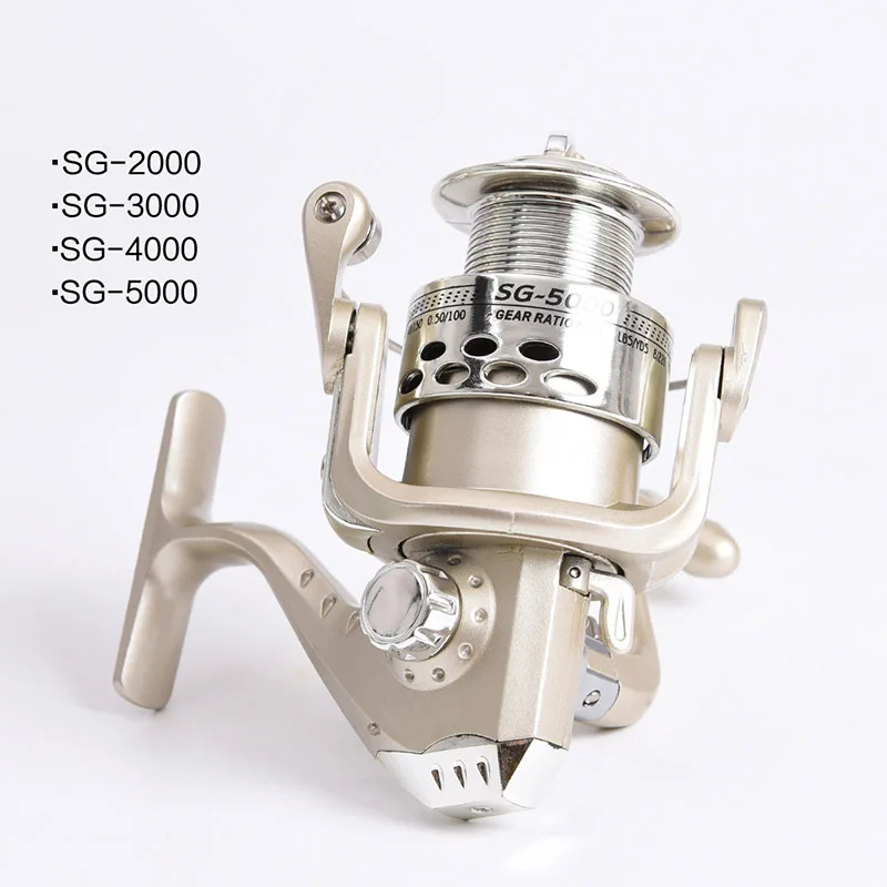

Hot Sale Sea Spinning Fishing Reel for Lake River Stream Reservoir Pond Outdoor Sports Fishing Reels Parts 5.1:1 Ratio Wheel