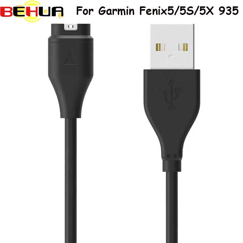 Черный USB кабель для зарядки и передачи данных 1 м для Garmin fenix 5 5S 5X Forerunner 935 Смарт-часы компактный и легкий дизайн