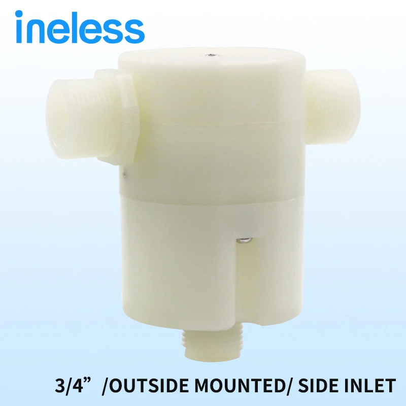 

Free shipping 3/4" Side Built-in Water Outside Mounted Automatic Float Valve Water Level Control Valve For Solar Water Tank Pool