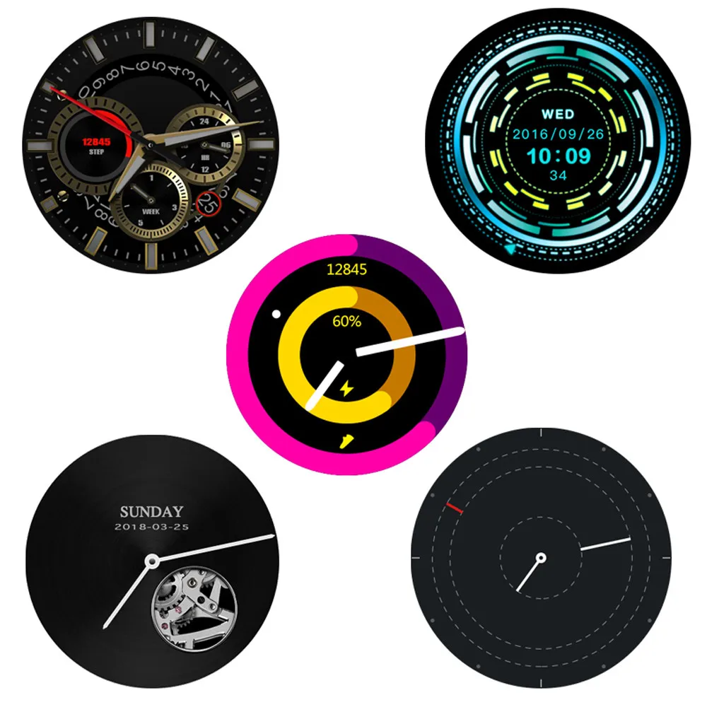 

Gofuly New 4G Smart Watch AMOLED Round Screen 1+16GB Android 7.0 GPS Heart Rate Monitor Digital Watches
