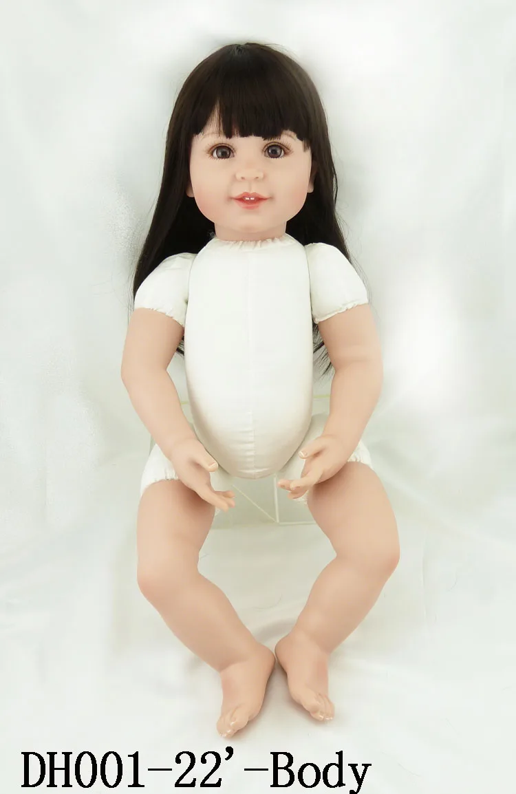 Новый 52 см Силиконовые Винил Reborn Baby Doll игрушки высокого класса моделирования кукла принцесса Brinquedos малыша Новый год и Рождество подарки