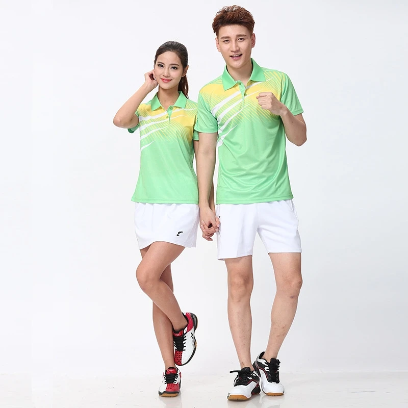 

Men Women Badminton Jersey clothing,lovers sportswear shirts,table tennis Training competition T-shirt clothes,tennis shirt