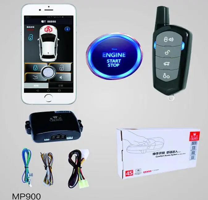 Mp900 Car Alarm Compatible Starline Android System Remote Central Lock Keyless Entry Pke Start Stop Smartphone Remote Burglar Alarm Aliexpress