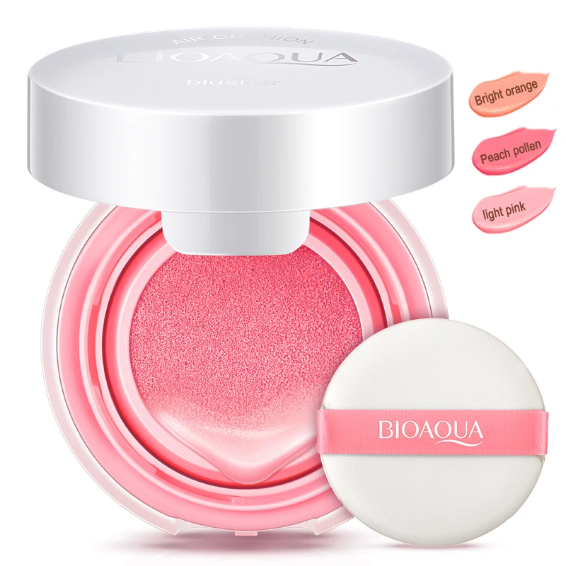 

12g BIOAQUA Air Cushion Blush Bronzer Makeup Mineralize Blusher Cheek Sleek Cosmetics Soft Powder Naked Make Up